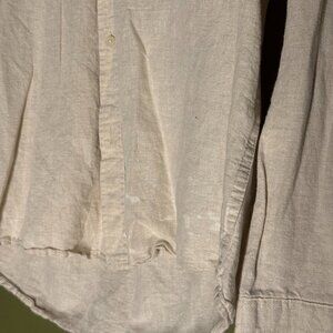 Zara Men's Cream Button Up